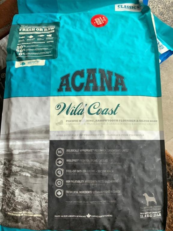 Premium ACANA Wild Coast Herring Dog food 11.4 kg