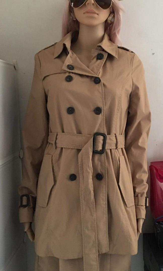 PULL & BEAR TRENCH COAT, Women's Fashion, Coats, Jackets and Outerwear