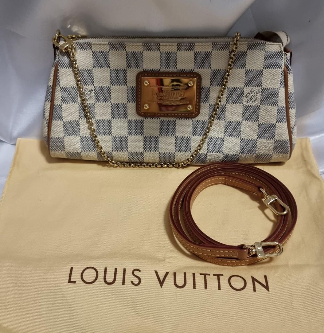 Louis Vuitton Damier Azur Pochette Eva 2way Crossbody Sophie