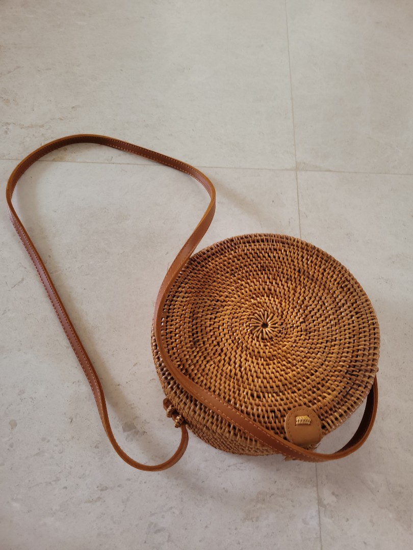 jute sling bolsas round