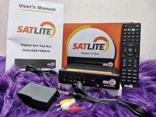 Satlite Tv box only with free load of 499 for 3 months