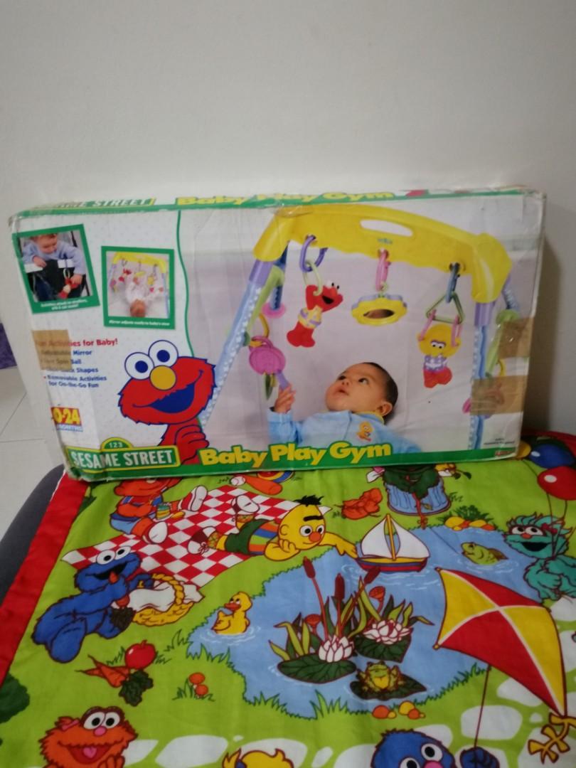 Sesame Street Play gym and mat set, Hobbies & Toys, Toys & Games on ...