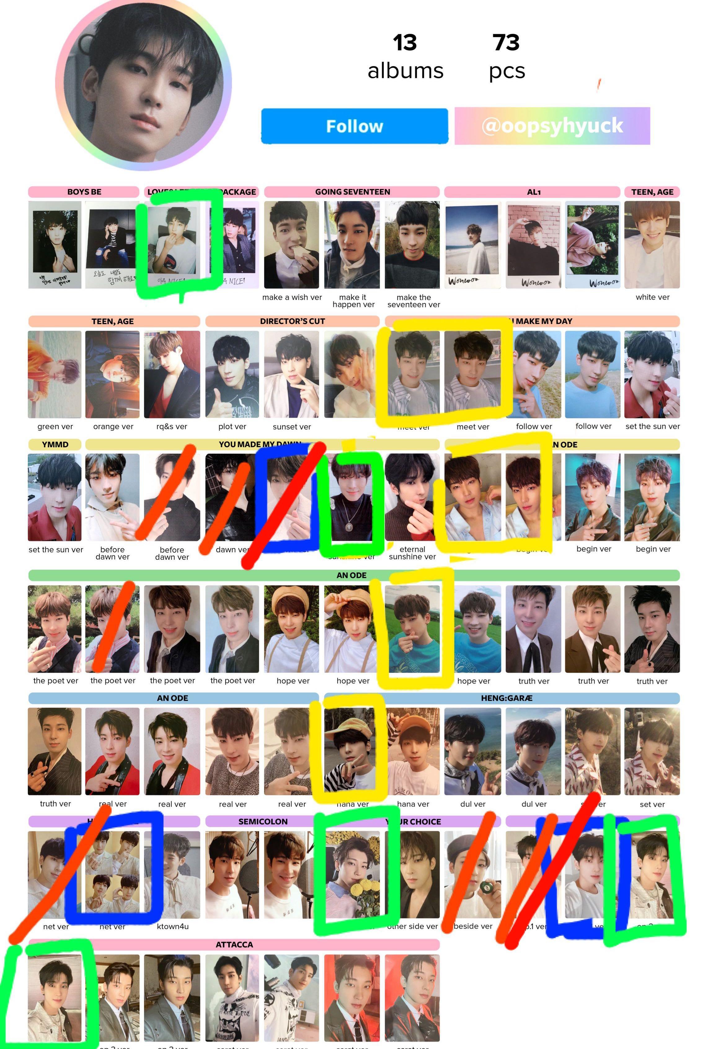 SEVENTEEN WONWOO PC WISHLIST!, Hobbies & Toys, Memorabilia