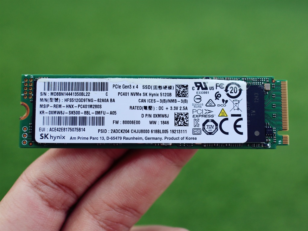 Sk Hynix PC401 512GB NVME SSD, Computers & Tech, Parts & Accessories ...