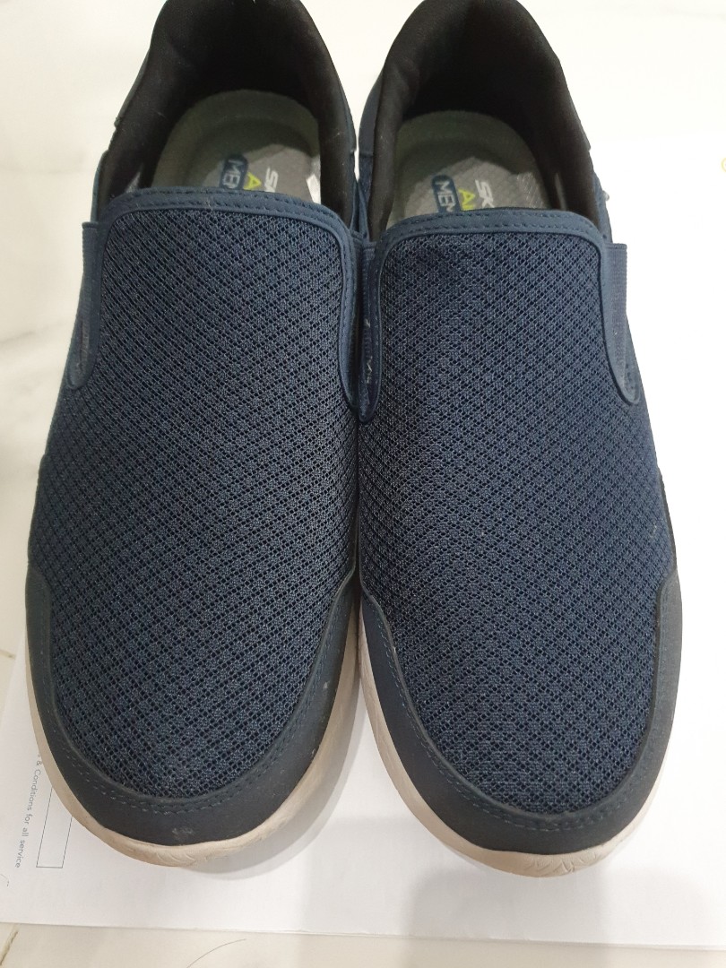 mens skechers air cooled memory foam shoes