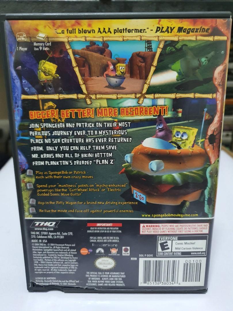 Spongebob Squarepants (Nintendo, Gamecube usa) (Category: Nintendo) located in Quezon City. Submitted by itemsforadoption (Listing ID 1143445808, Image 2). Description: Rfs: Its 2022! Happy New Year everyone. Now is a time to be joyous and declutter. And I'm doing just that this season. If you're interested in a game, I'm also will to accept trade in like trading old games for a newer one. Just send a message my way Spongebob Squarepants in good 
