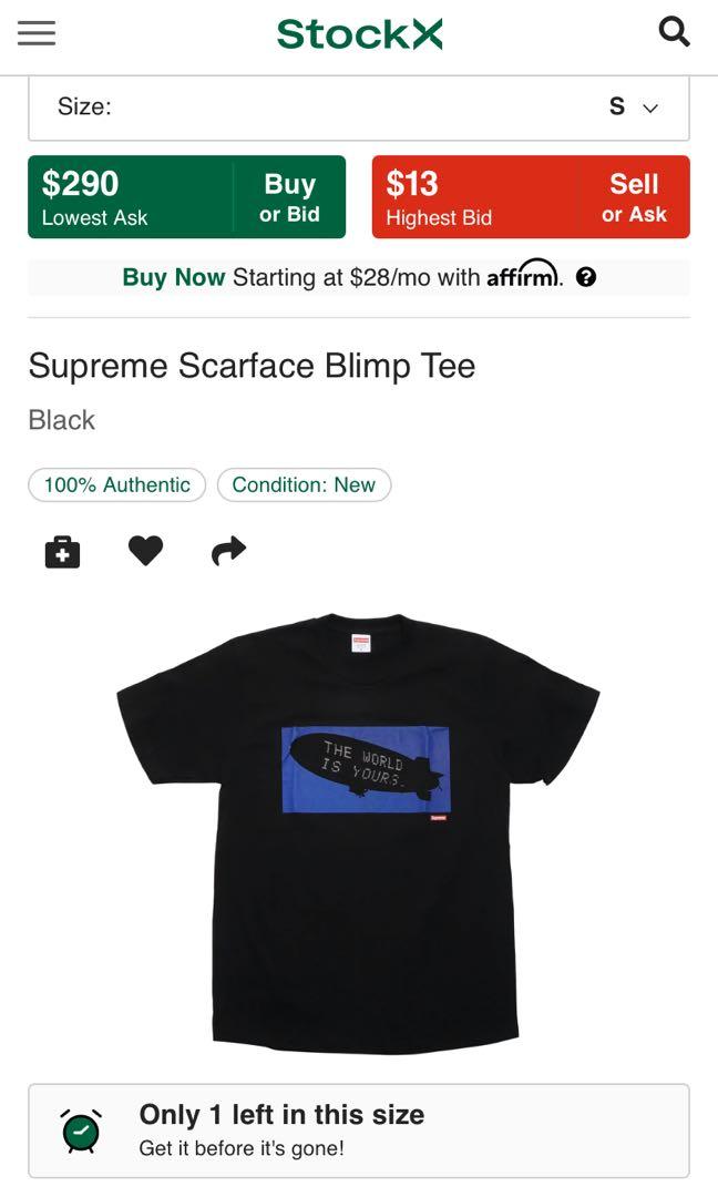 Supreme Scarface Blimp tee