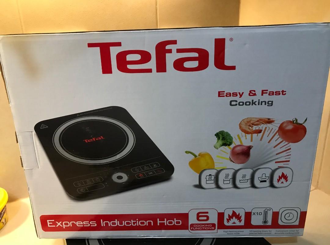 Tefal Express Induction Single Burner Cooker Hob 6 Cooking Functions