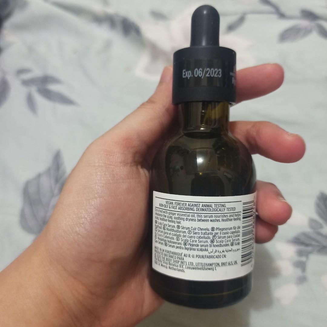 The body shop ginger scalp serum, Kesehatan & Kecantikan, Perawatan