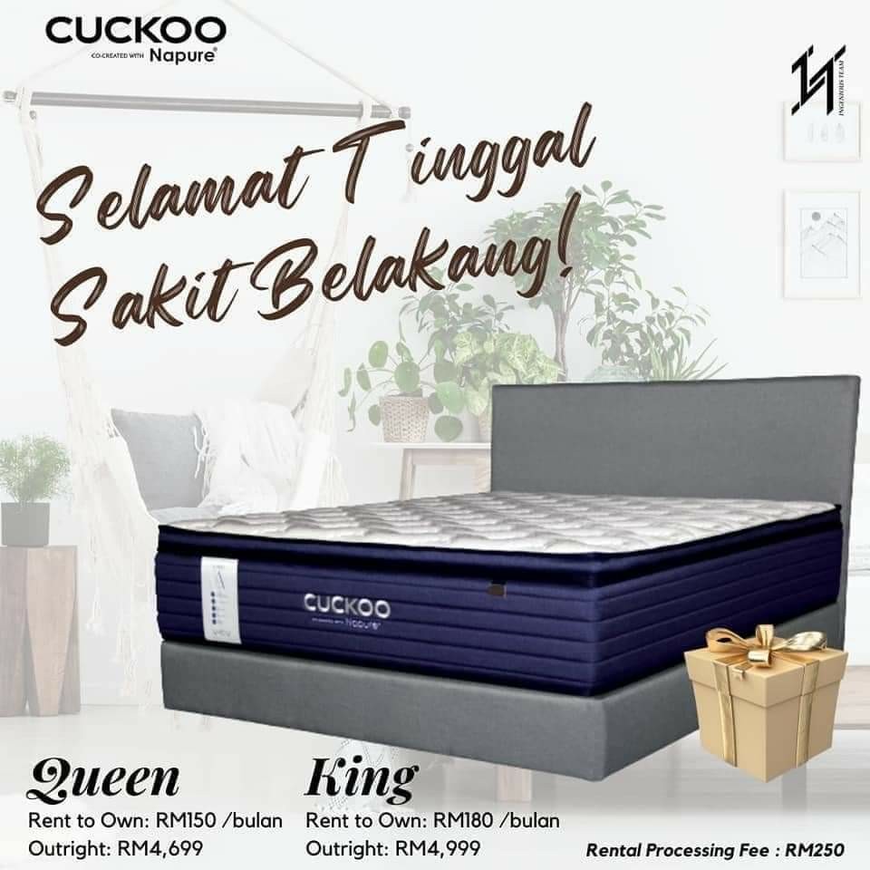 Tilam Cuckoo Free Katil Furniture Home Living Furniture Bed Frames Mattresses On Carousell