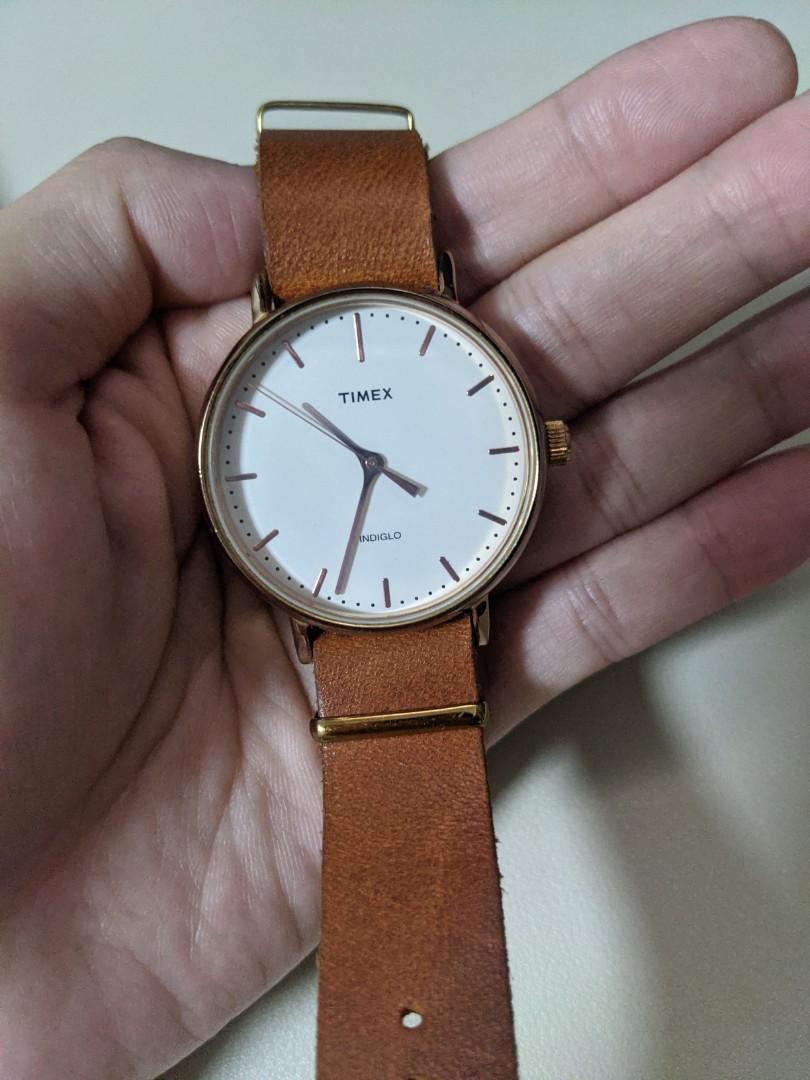 Timex fairfield cheap rose gold