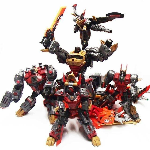 Transformers X dinobots set of 5, Hobbies & Toys, Toys & Games