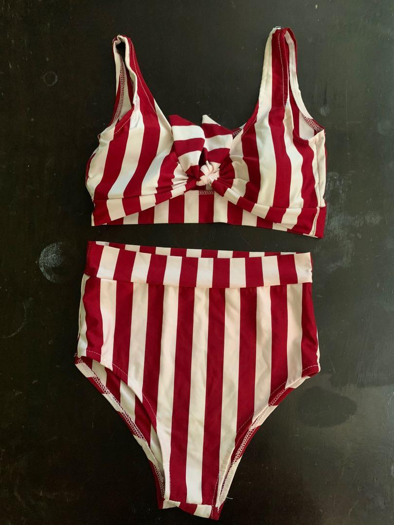 Two-piece Swimsuits (Category: Bikinis & Swimsuits) located in Mandaluyong City. Submitted by sartorialdeclutter (Listing ID 1143337610, Image 1). Description: PRE-LOVED 300 for three swimsuits Fits S-M .