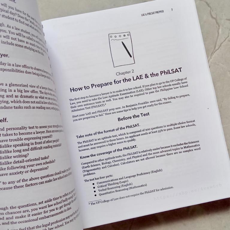 UP Law Aptitude Exam & Law School Reviewer by White Elephant, Hobbies