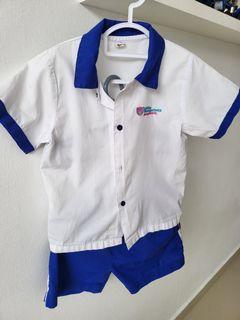 (USED) LITTLE FOOTPRINT PRESCHOOL  UNIFORM - BOY (SIZE XL)