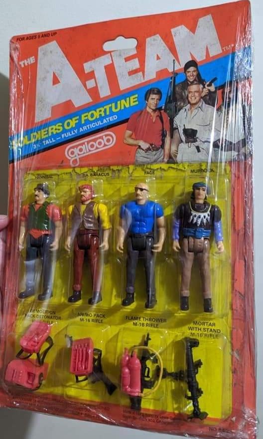 Vintage 1983 A-TEAM Villains Galoob 