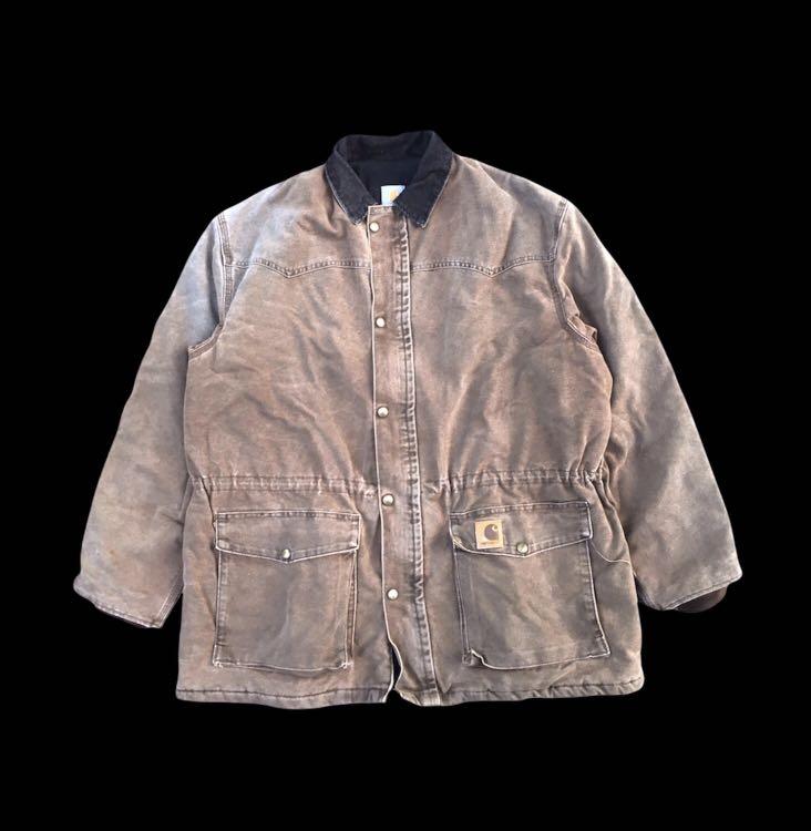 VINTAGE CARHARTT CHORE BARN JACKET Men s Fashion Coats Jackets and Outerwear on Carousell