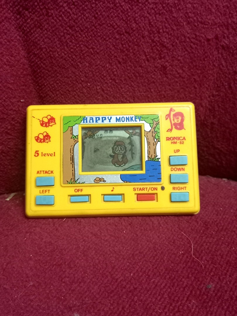 Vintage Game and watch game Happy Monkey, Hobbies & Toys, Memorabilia