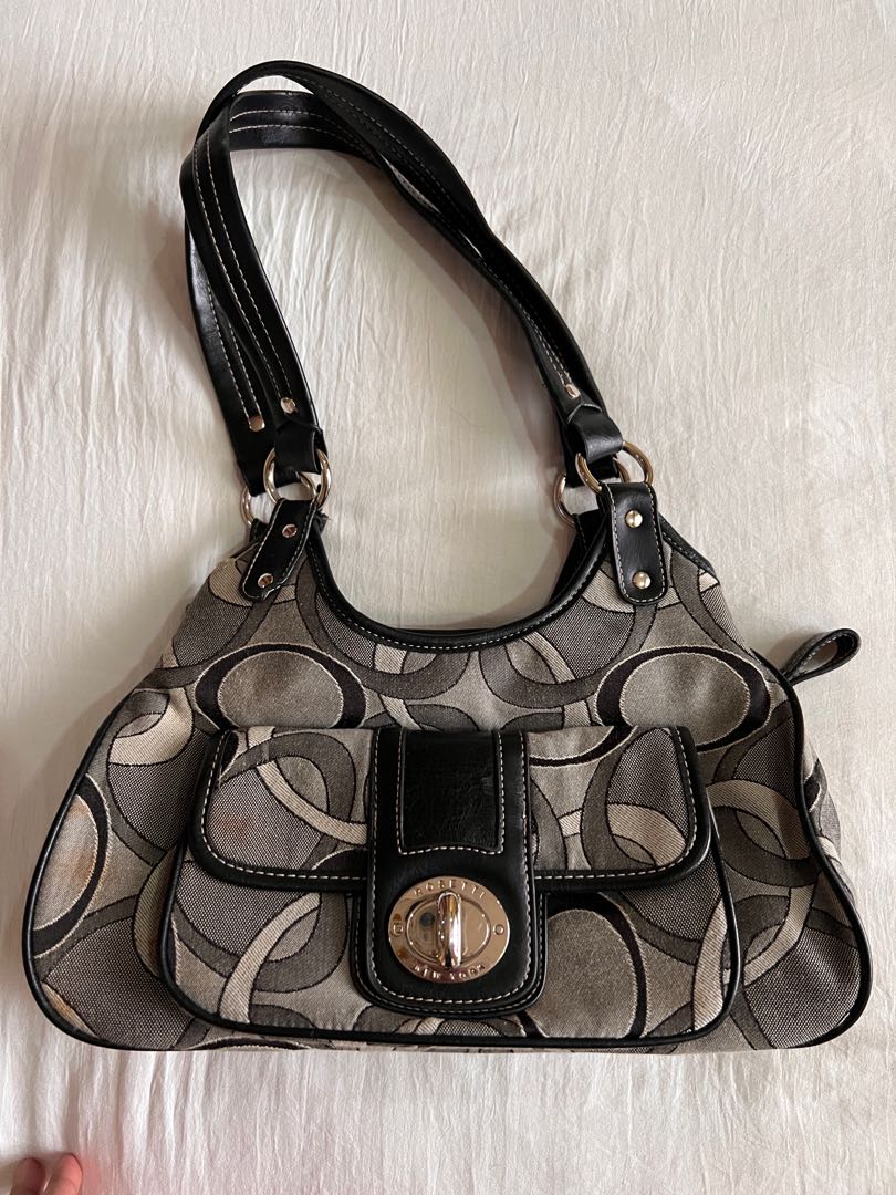 Distressed Denim Real Vintage Leather Crossbody Bag for Women | Rue –  Assots London