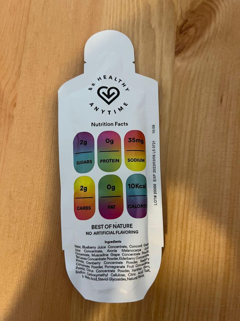 Vitality Pack Unique Time Rejuvenate Antioxidant Infused Shot, Health