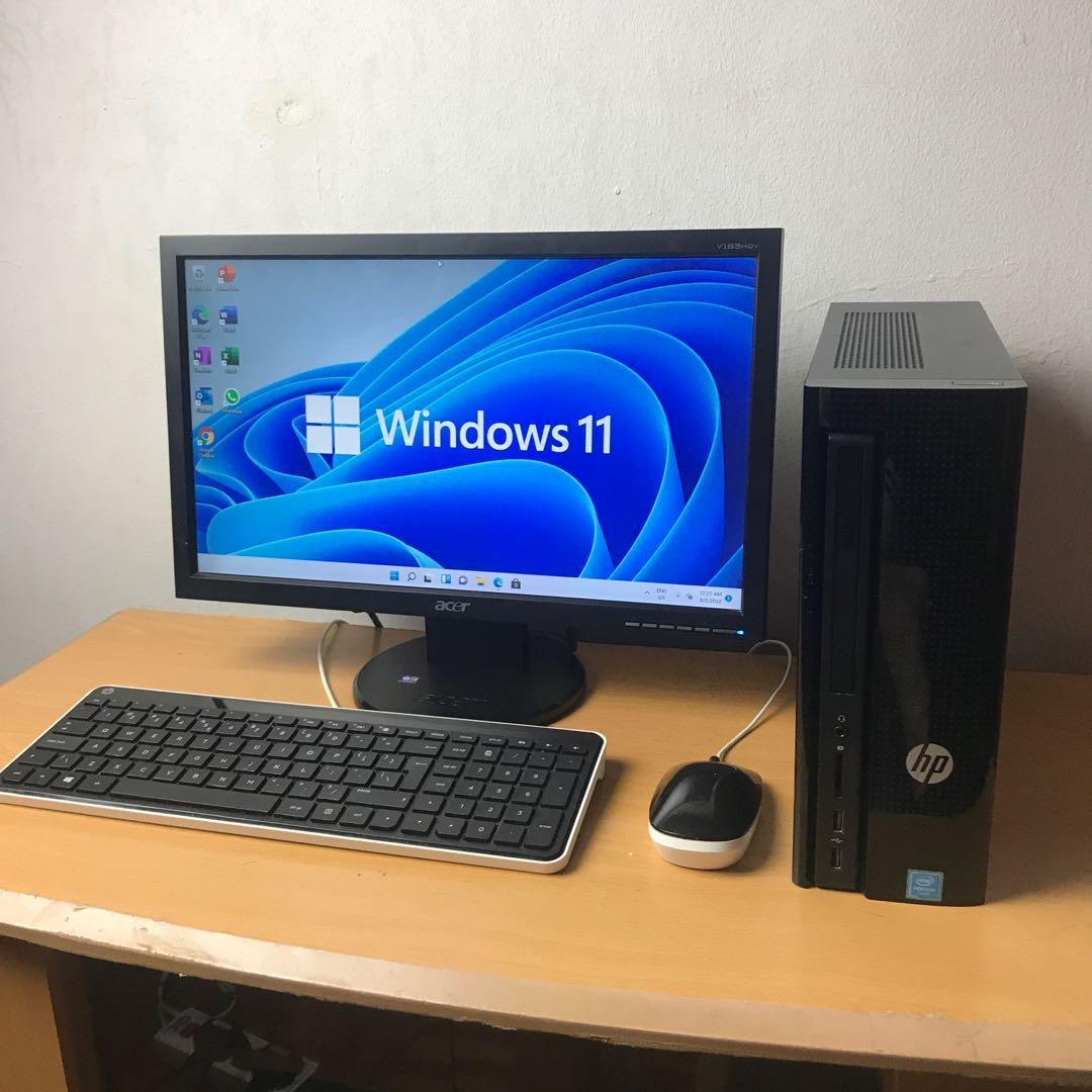 Windows 11 ✓ HP Fullset PC Computer ✓ Microsoft Office Ready, Computers &  Tech, Desktops on Carousell
