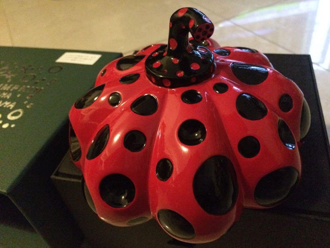 草間彌生 YAYOI KUSAMA NAOSHIMA RED PUMPKIN かぼちゃ 南瓜 オブジェ 置物