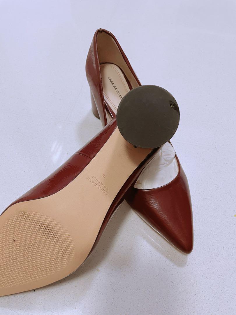 Maroon low heels cheap