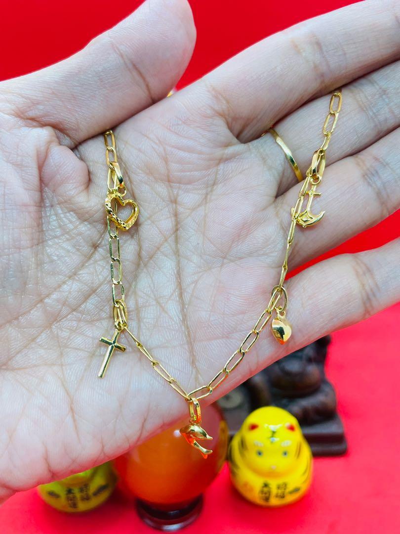 Gold clip on charms for bracelet online