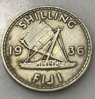 1936 Fiji  King George V shilling