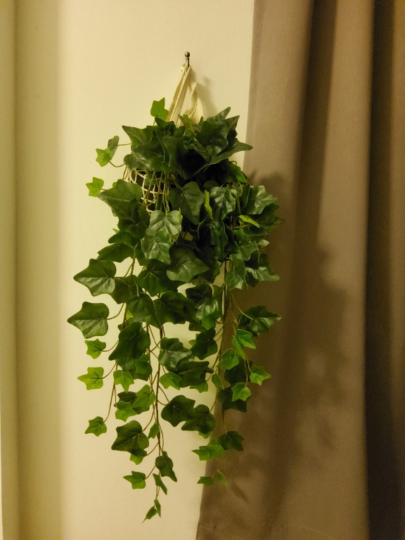 2 x Ikea FEJKA artificial ivy plants, Furniture & Home Living, Home