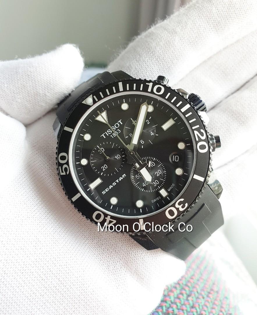 Tissot discount full black