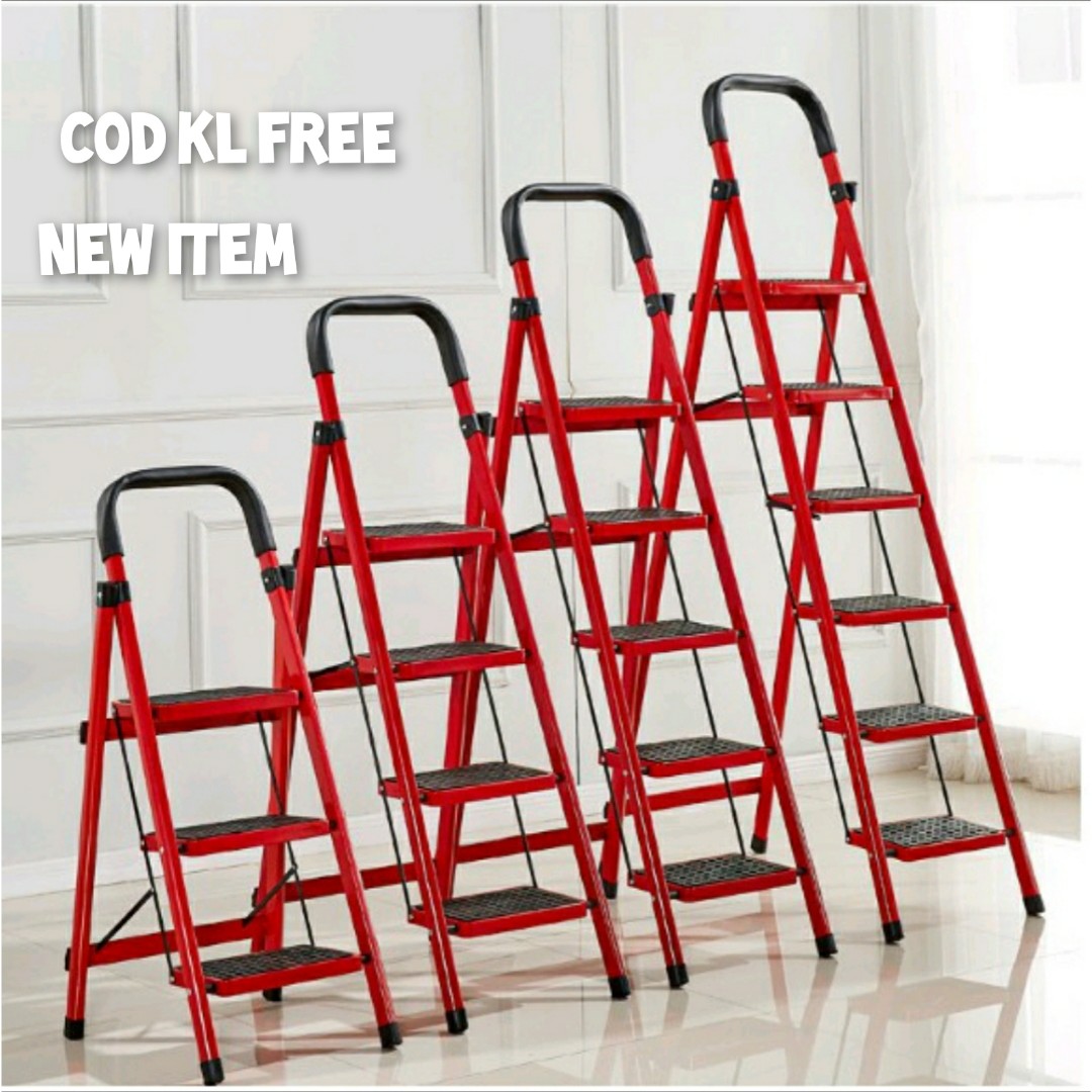 5 STEP LADDER / Tangga 5 tingkat, Furniture & Home Living, Furniture ...