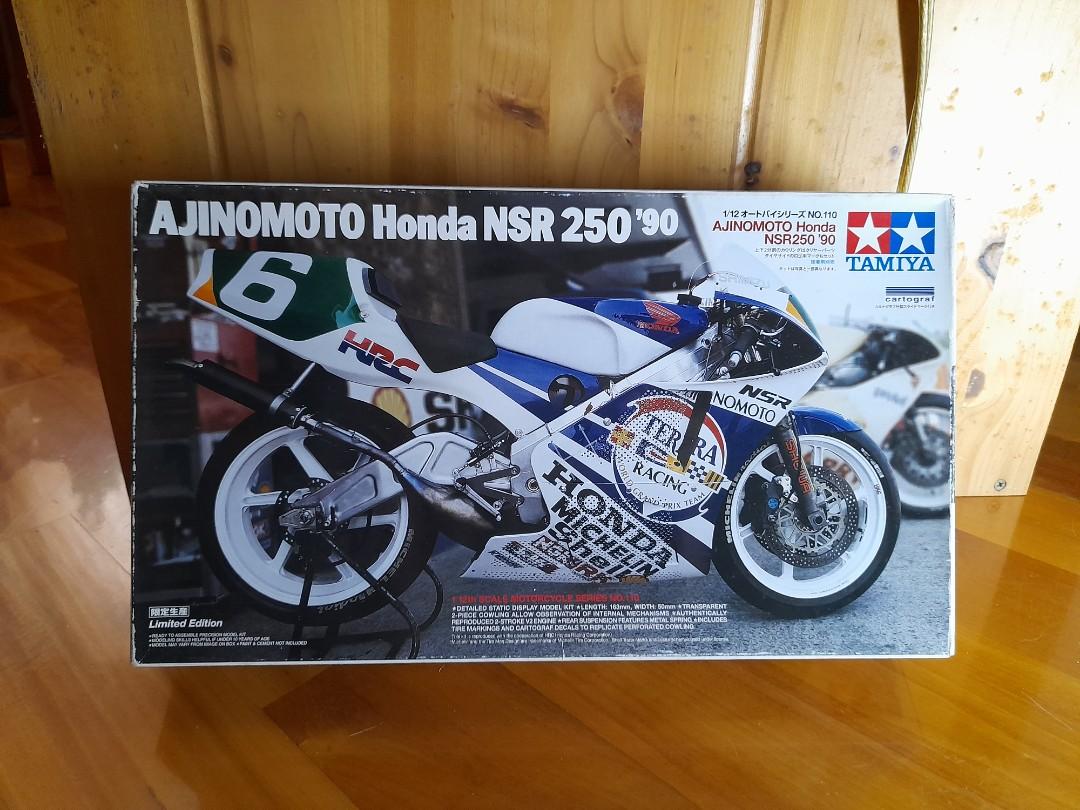 全新1：12 Tamiya Honda NSR250 ”90 PGM3 Ajinomoto 連透明fairing一套 