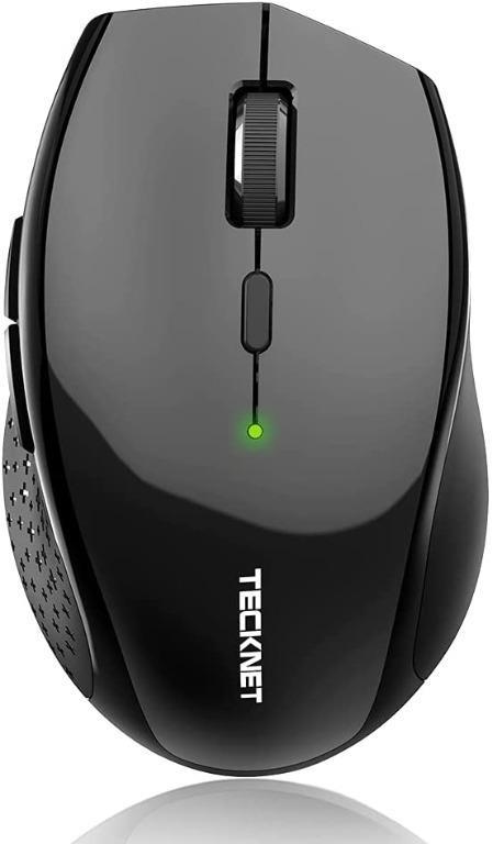 TECKNET Bluetooth Mouse, 3200 DPI Computer Mouse, 2-Year Battery Wireless  Mouse 6 Adjustable DPI, 6 Buttons Compatible with Laptop/Windows/Computer