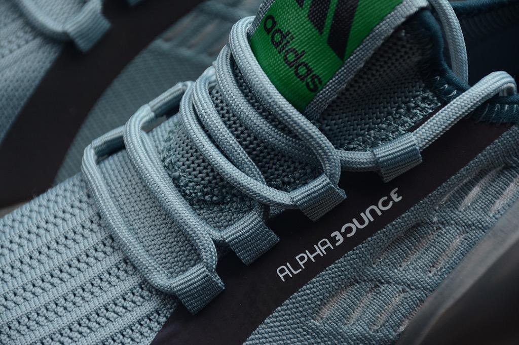 Adidas alphabounce deals light blue