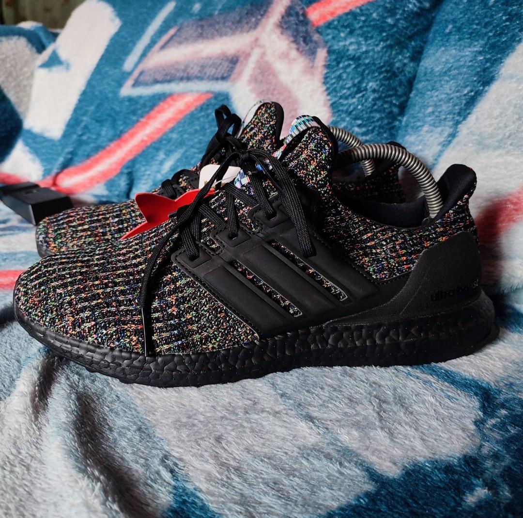 Ultraboost multicolor black top