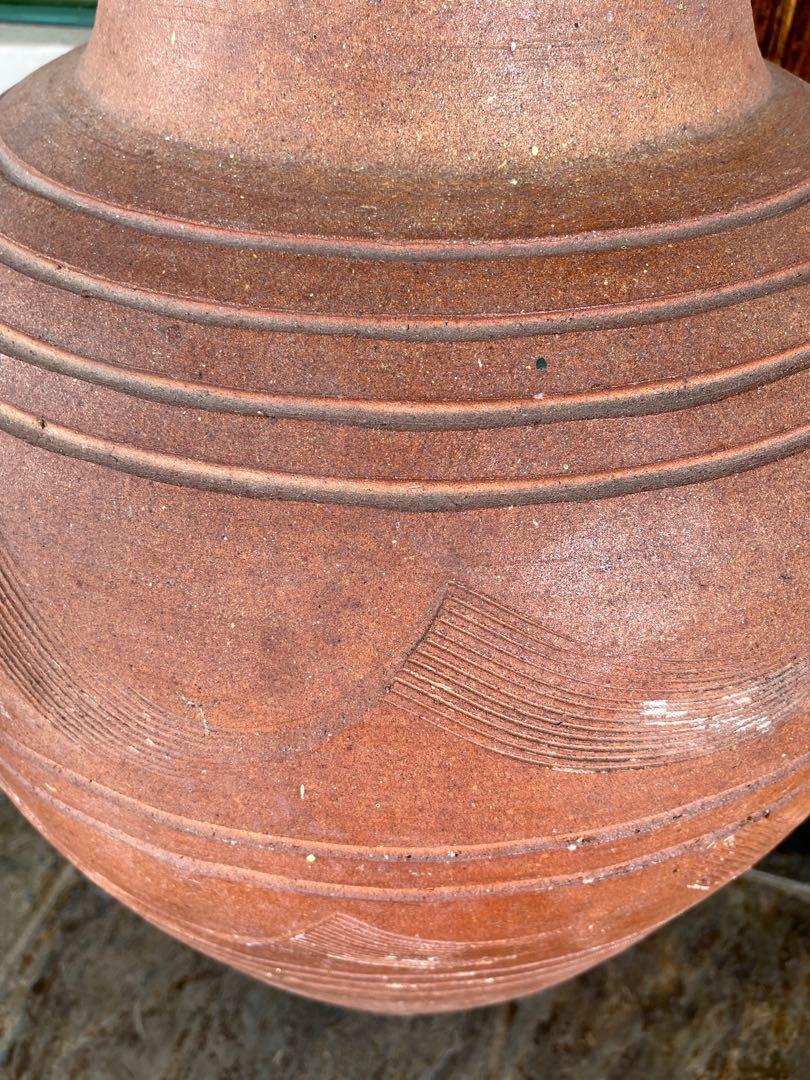 Antique Large Terracotta Floor Vase, Furniture & Home Living, Home