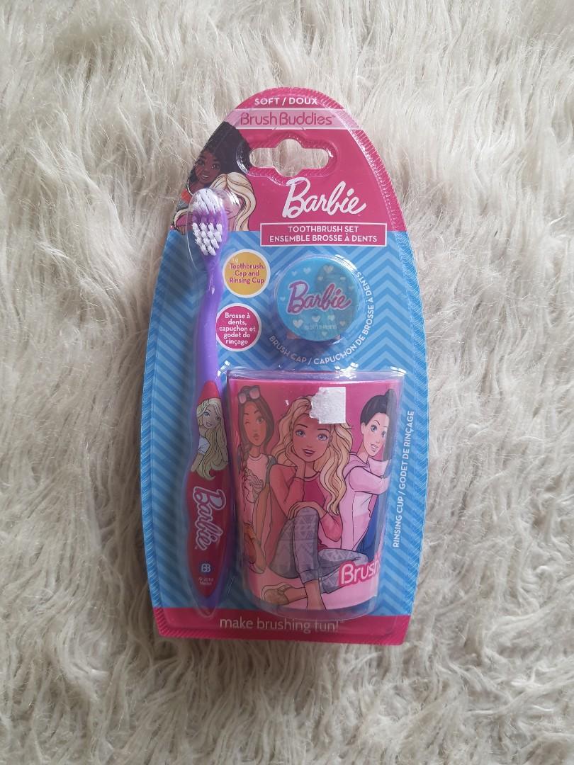 Assorted Toothbrush Set for Girls (Category: Baby Toiletries & Grooming) located in Quezon City. Submitted by affordable.stuff.for.sale (Listing ID 1143512181, Image 3). Description: Assorted Toothbrush Set for Girls ** Php 150 per set ** Fresh from 🇺🇸 ** Available Stocks : - Barbie : 8 - Hatchimals : 3 - Fingerlings : 3 - Jojo Siwa : 5 ** Includes : - Toothbrush - Toothbrush Cap - Rinsing Cup ** Designed in U.S.A ** Brand : Brush Buddies #brus