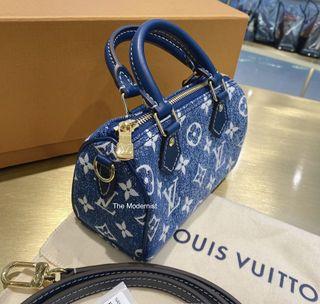 M81213 Louis Vuitton Monogram Jacquard Denim Nano Speedy