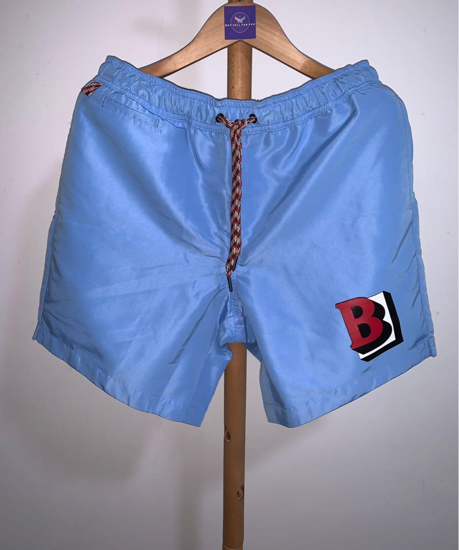 Burberry swim shorts on sale blue