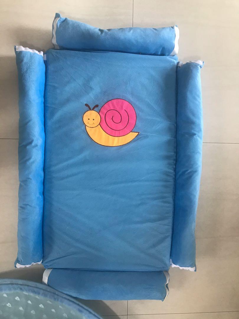 Blue Baby Bed with Mosquito Net, Babies & Kids, Baby Nursery & Kids