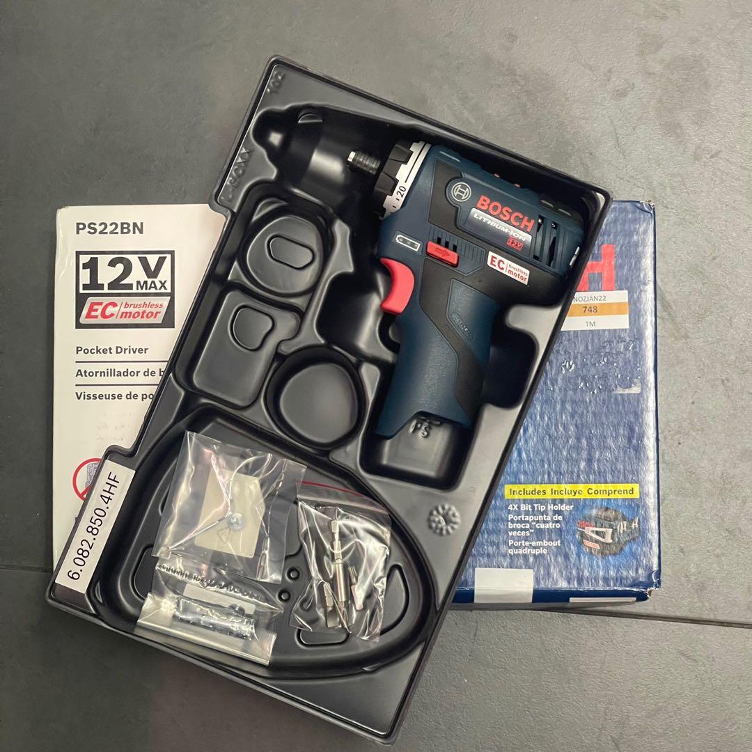 BOSCH PS22 GSR 12v Bare Tool 12v Max Brushless Pocket Drill