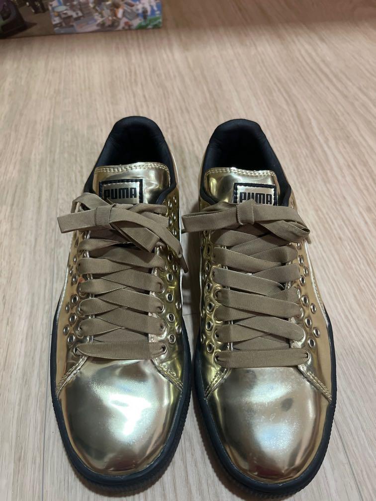 BRAND NEW Puma Shiny Gold Sneakers Women Women s Fashion