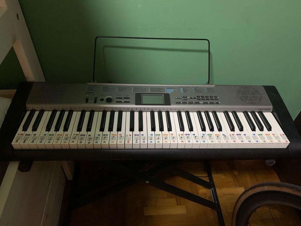 Casio CTK 1300 keyboard with stand Hobbies Toys Music Media Musical Instruments on Carousell