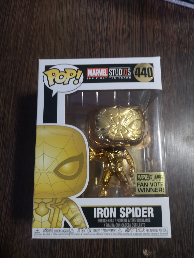 Gold iron spider funko pop 2025