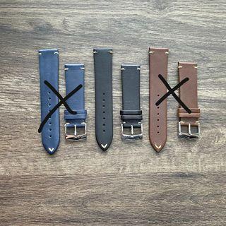 Clearance sale!! 20mm & 22mm Leather Watch Straps