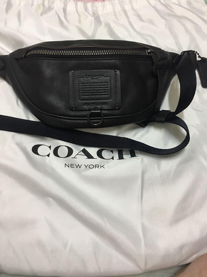 Coach leather waist bag outlet