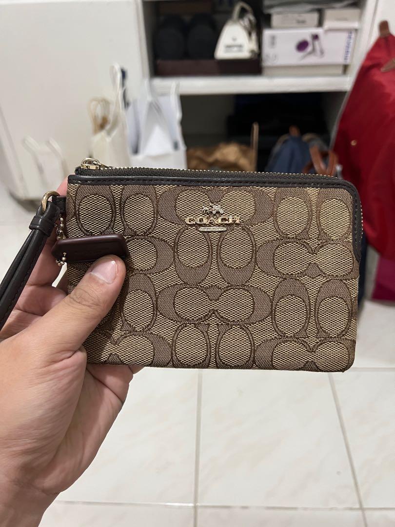 Coach wallet canvas cheap