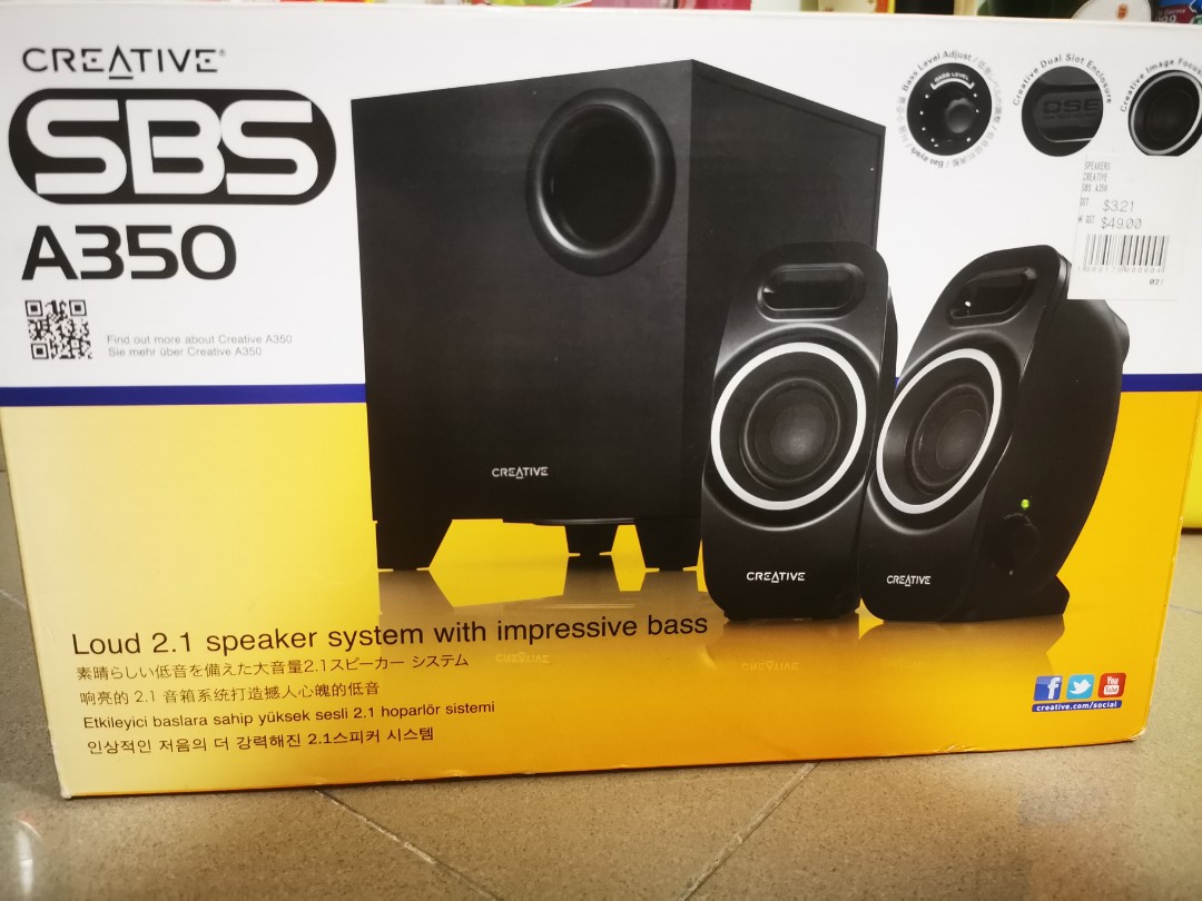Creative speaker sale a350