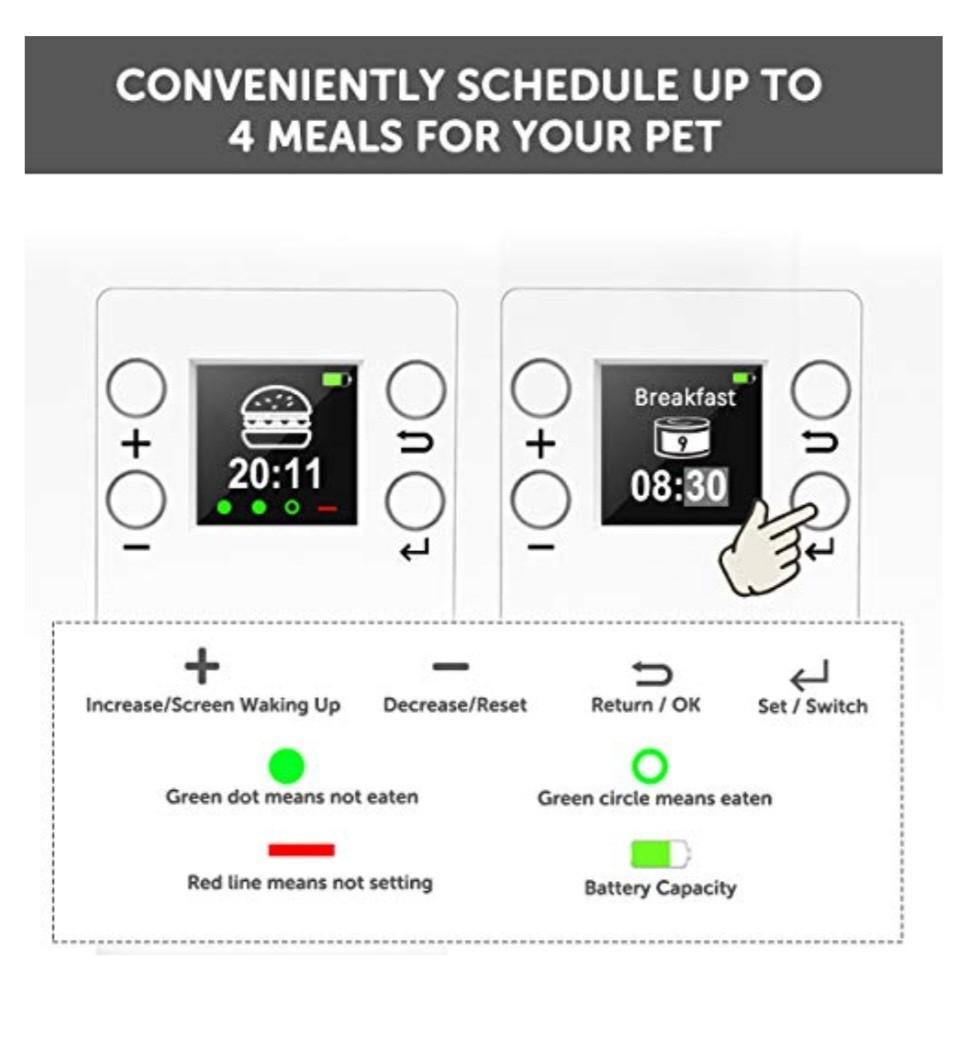DADYPET AUTO PET FEEDER 4.5L, Pet Supplies, Homes & Other Pet